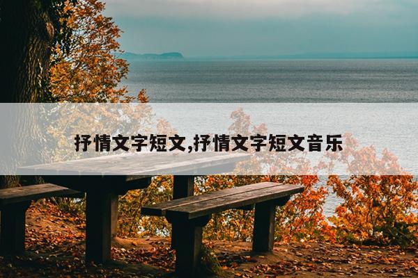 抒情文字短文,抒情文字短文音乐