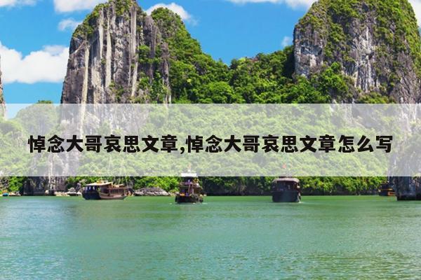 悼念大哥哀思文章,悼念大哥哀思文章怎么写