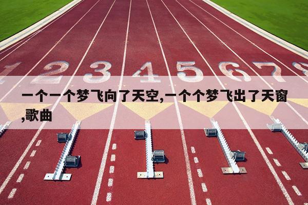 一个一个梦飞向了天空,一个个梦飞出了天窗,歌曲