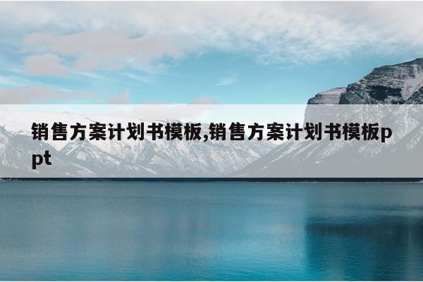 销售方案计划书模板,销售方案计划书模板ppt