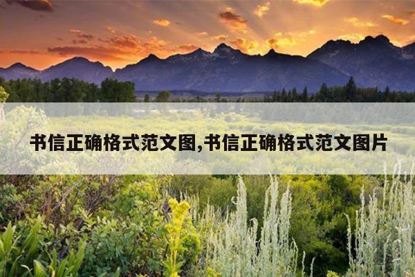 书信正确格式范文图,书信正确格式范文图片