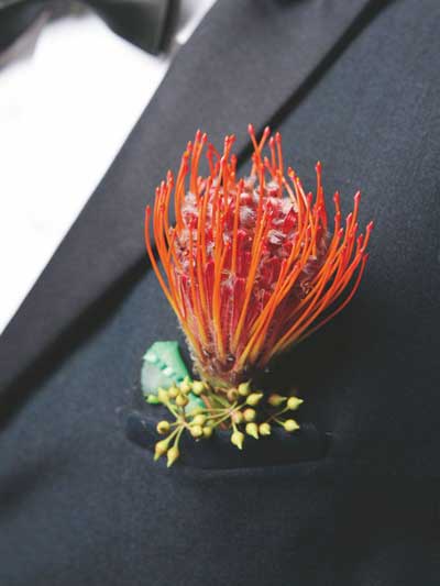 春夏秋冬四季胸花 领略新郎胸花的别样风情