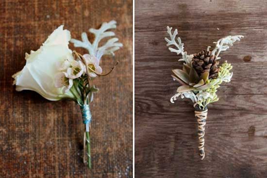 新郎胸花巧搭配 17款不同风格冬季胸花推荐