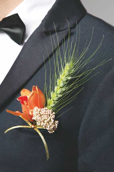 春夏秋冬四季胸花 领略新郎胸花的别样风情