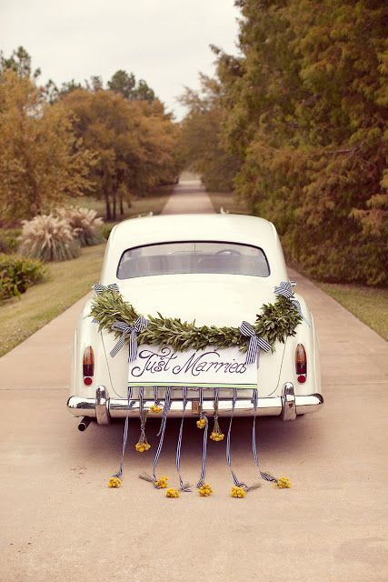 创意婚车装饰图片,创意婚车