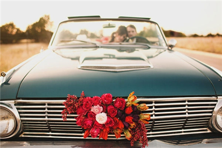 婚车装饰,婚车用花,婚车挑选