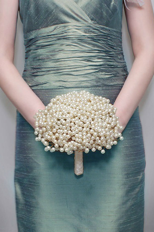 新娘手捧花珍珠,新娘手捧花图片,珍珠手捧花