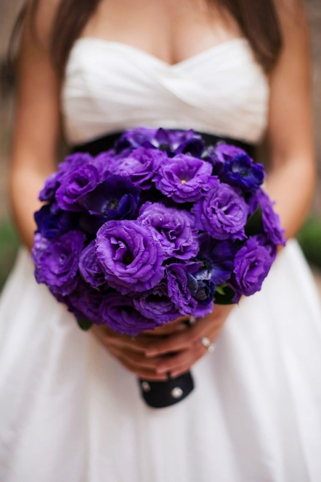 紫色手捧花,新娘手捧花图片