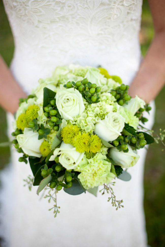 绿色手捧花,新娘手捧花图片