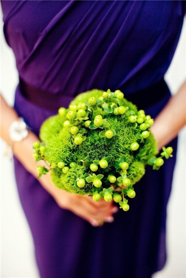 绿色手捧花图片,新娘手捧花图片