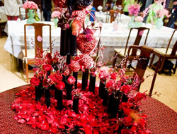 新中国风婚礼现场花艺作品之“红宴”