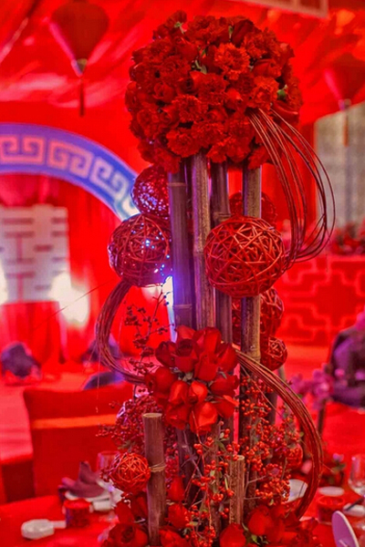 新中式婚礼现场布置 高贵典雅吉祥喜庆