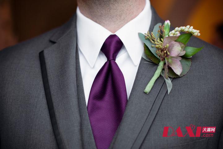 多样的花材元素设计的婚礼胸花欣赏