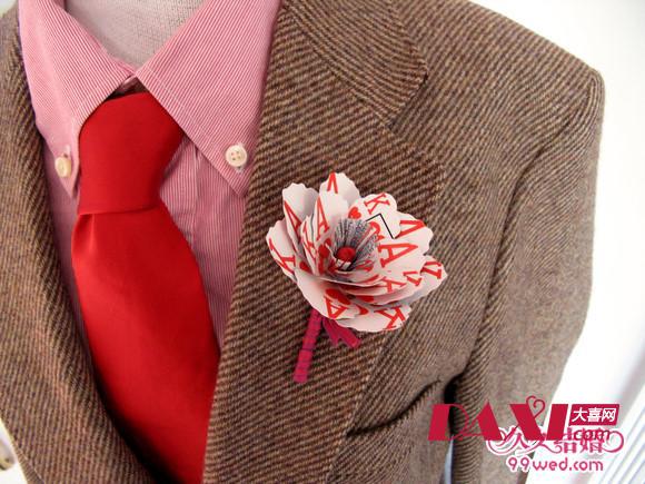 新郎胸花,90后新郎