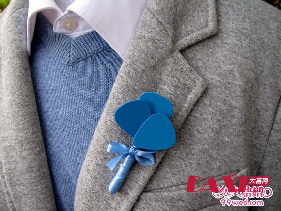 新郎胸花,90后新郎