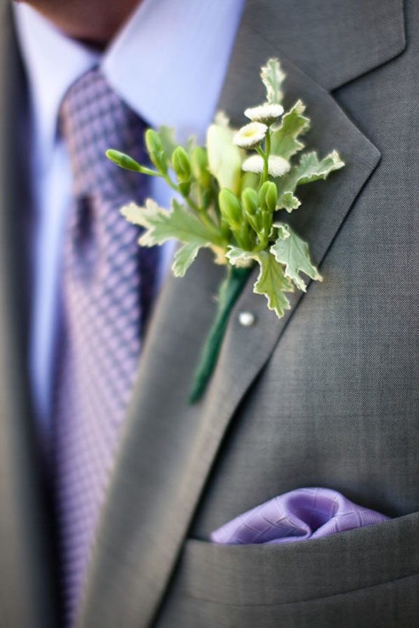 新郎鲜花胸花图片,新郎胸花