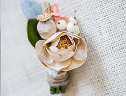 胸花的做法 教你DIY创意新娘手捧花