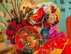 2015中式婚礼桌花设计图片欣赏