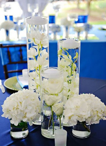 婚礼浪漫桌花 享受婚礼视觉盛宴