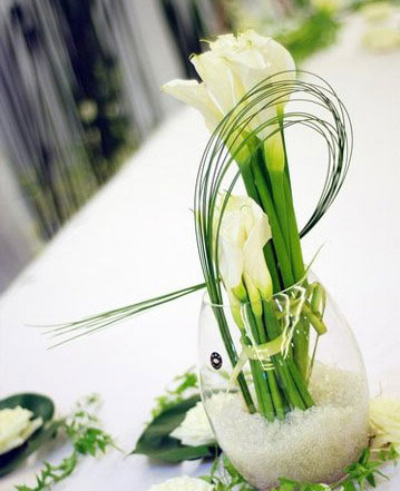 婚礼浪漫桌花 享受婚礼视觉盛宴