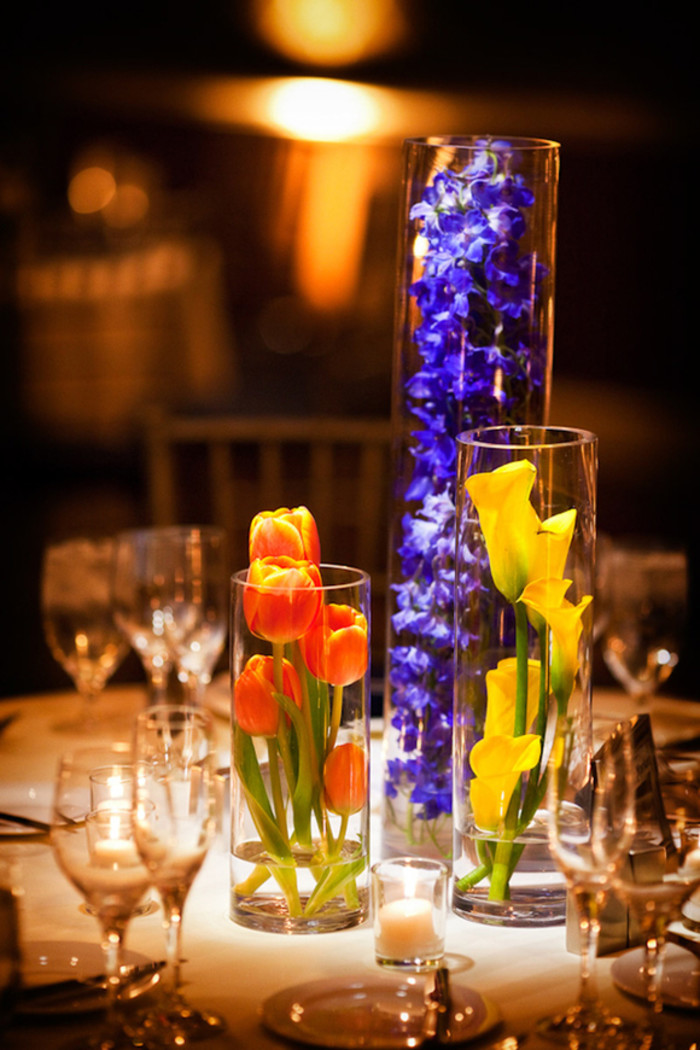 婚礼桌花-各种美丽桌花欣赏(六)