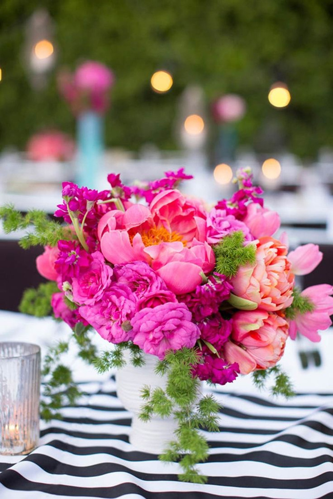 春季婚礼餐桌布置,婚宴餐桌布置