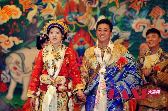 感受少数民族藏式婚礼幸福瞬间