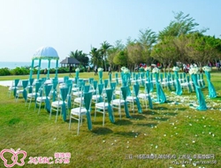三亚红树林酒店户外浪漫草坪婚礼场景摄影照片