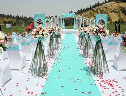 浪漫温馨的婚礼现场 高端草坪婚礼图片