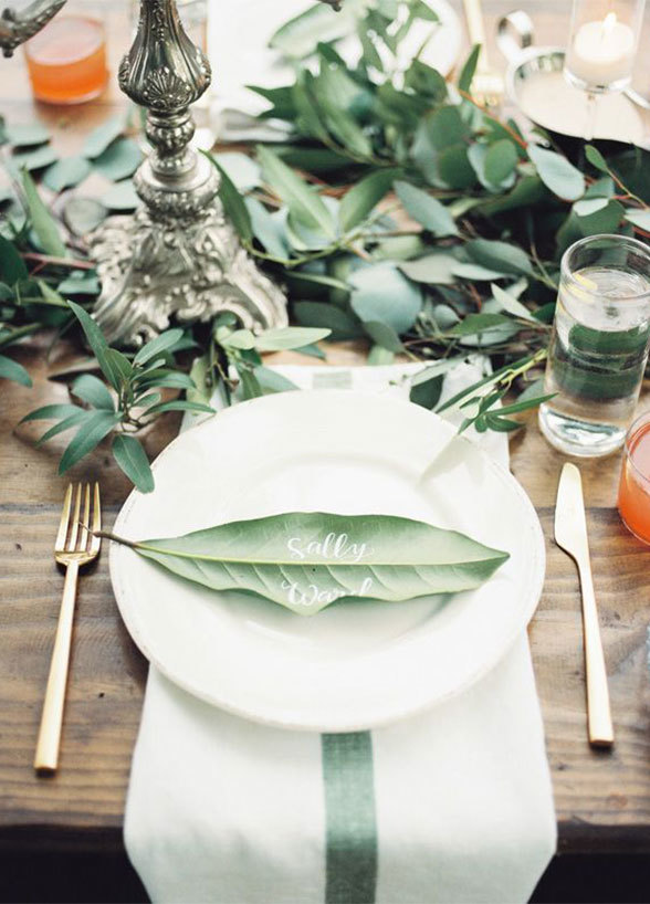 婚礼绿叶装饰,婚礼装饰,婚礼现场布置