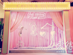 唯美室内公主系列她的梦是公主风 纯美粉色酒店婚礼