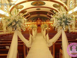 唯美素雅的教堂婚礼神圣庄严的西式婚礼