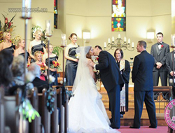 西式唯美婚礼爱情不减分我们的教堂婚礼