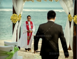 360度完美呈现浪漫西式海滩婚礼——爱在巴厘岛