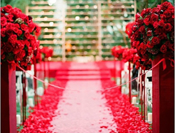 中式婚礼中国红的高调时尚婚礼浪漫唯美