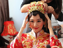 中式婚礼热情火红色传统古典婚礼