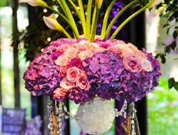 梦幻紫色主题婚礼图片欣赏