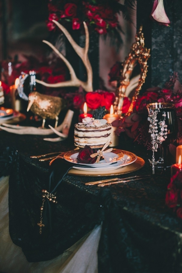 主题婚礼图片,婚礼布置颜色,黑色主题婚礼图片