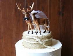 婚礼蛋糕顶部装饰之动物摆件蛋糕