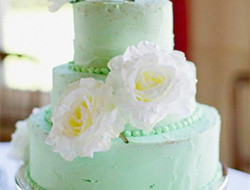 婚礼蛋糕也要清新迷人 绿色好心情