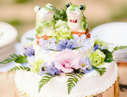 春夏主题婚礼蛋糕 浪漫花朵