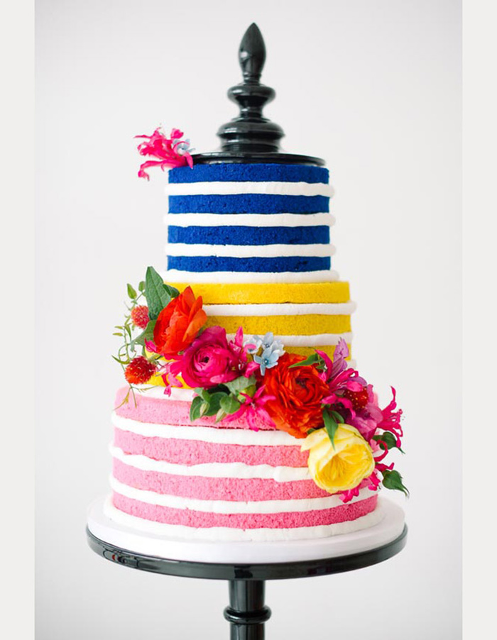 彩虹婚礼蛋糕,彩虹婚礼,结婚蛋糕图片