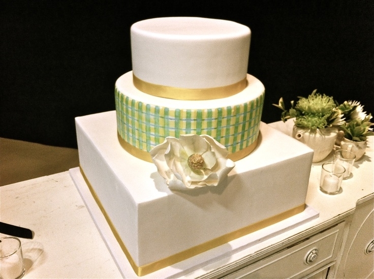 格子元素婚礼蛋糕,格子蛋糕,结婚蛋糕图片