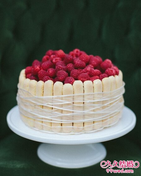 单层水果婚礼蛋糕