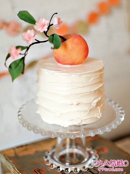 单层水果婚礼蛋糕推荐
