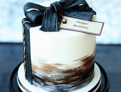 婚礼上的焦点 豪华黑色系蛋糕