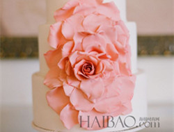 当婚礼蛋糕遇上美丽鲜花 最浪漫的蛋糕