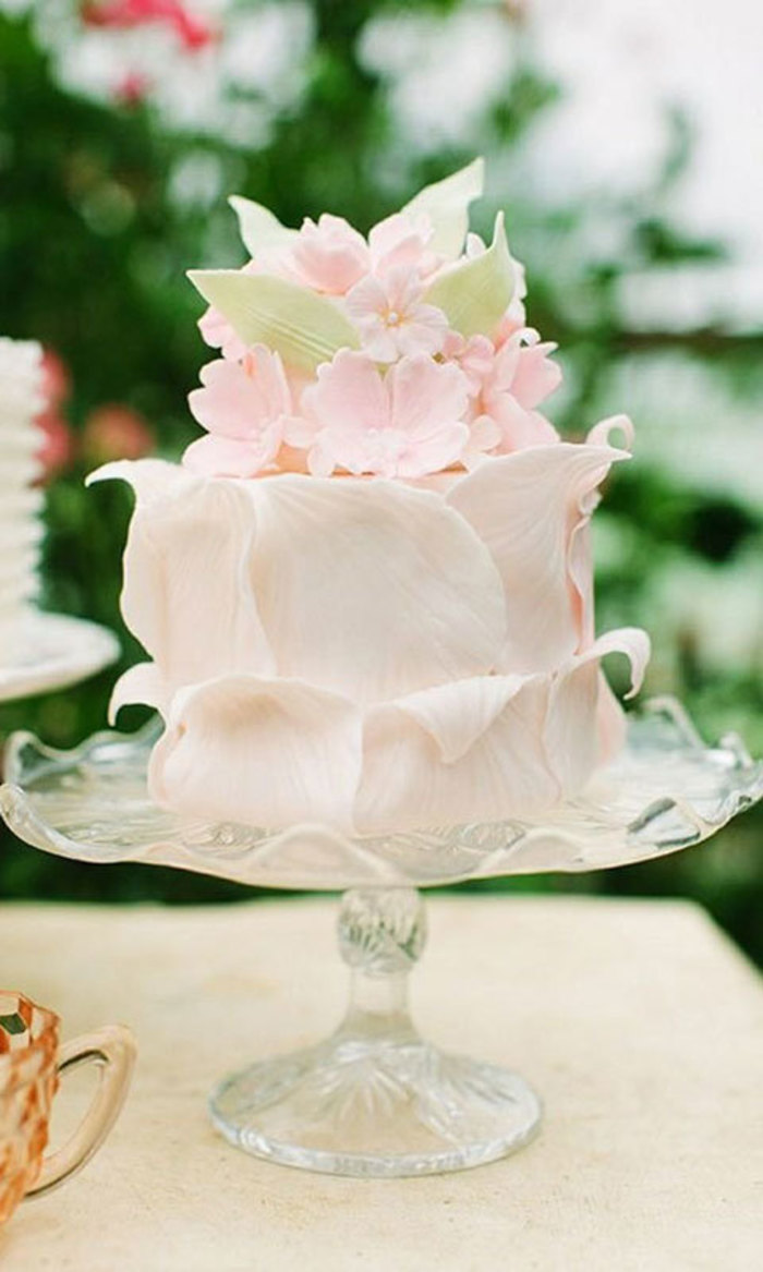 婚礼翻糖蛋糕，。（生日蛋糕，美美哒）