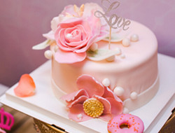 浪漫婚礼上的蛋糕 浪漫蛋糕