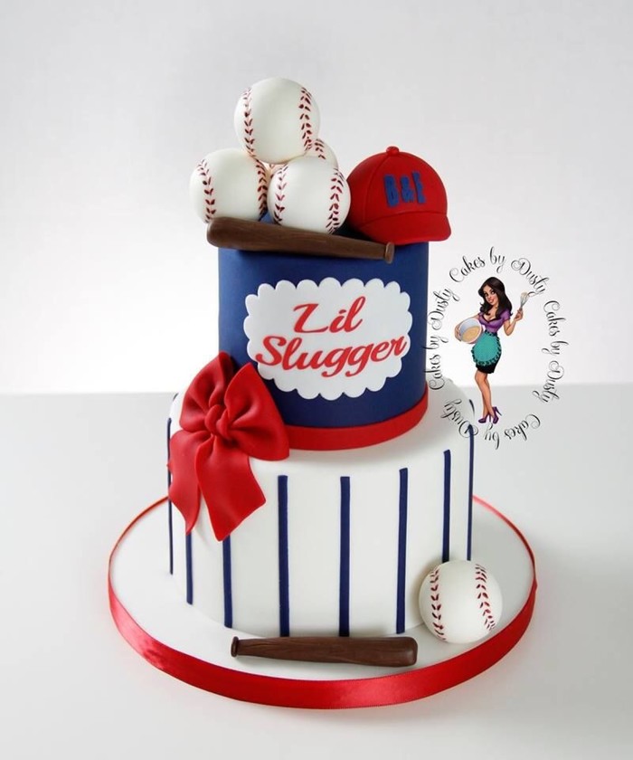 翻糖 蛋糕 生日 创意 棒球